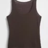Tanktop van linnenmix