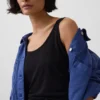 Tanktop van linnenmix