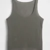 Tanktop van linnenmix