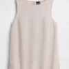 Tanktop van linnenmix