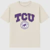 TCU Texas Christian University Collegiate Seal donkere afbeelding T-shirt
