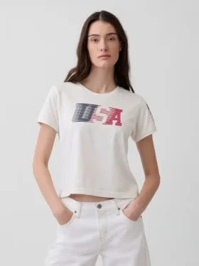 Team USA kort T-shirt