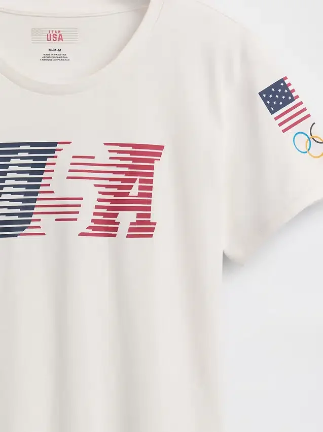 Team USA kort T-shirt