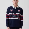 Team USA-rugbyshirt voor volwassenen