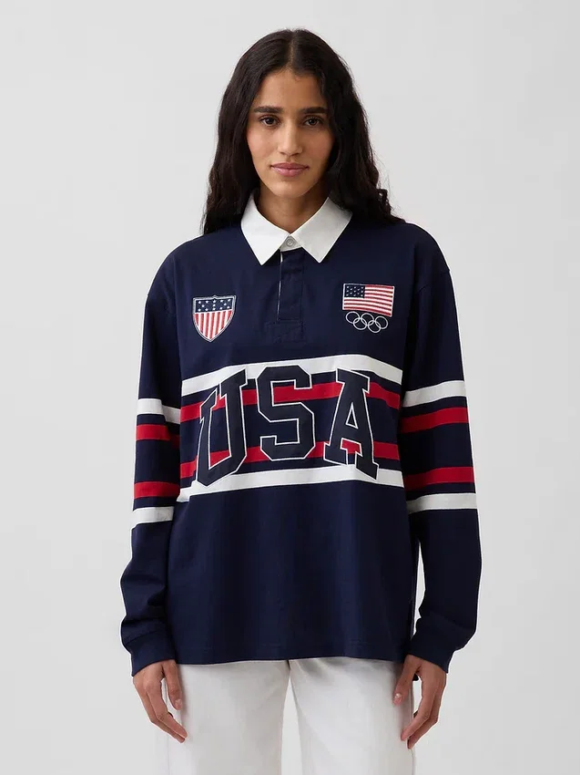 Team USA-rugbyshirt voor volwassenen