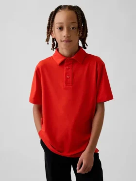 Tech Performance-polo voor kinderen