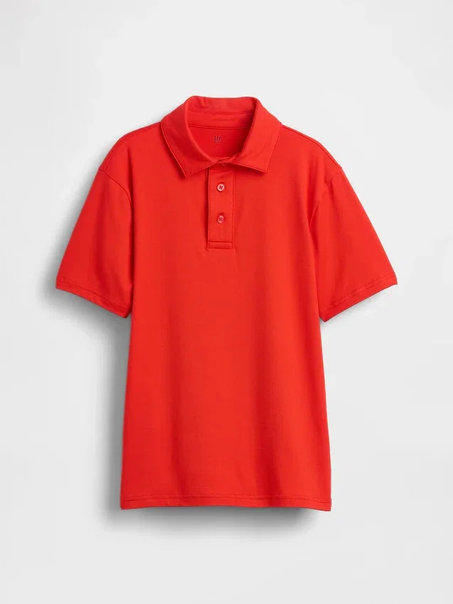 Tech Performance-polo voor kinderen