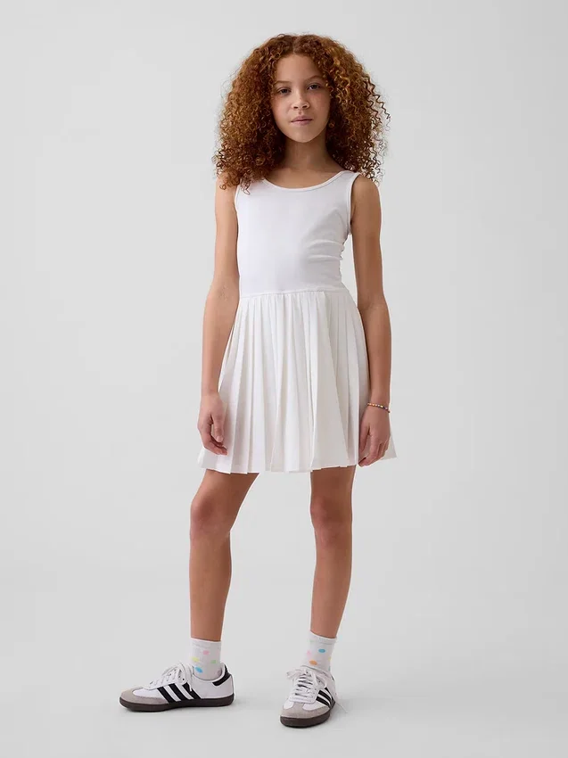 Tennisjurk met plooien voor kinderen