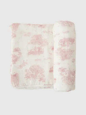 The Gilded Bird: bamboe babydeken met lente-toile-motief