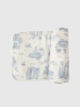 The Gilded Bird: bamboe babydeken met lente-toile-motief
