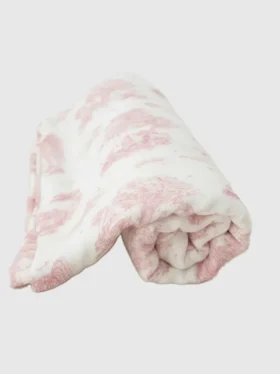 The Gilded Bird: bamboe babydeken met lente-toile-motief