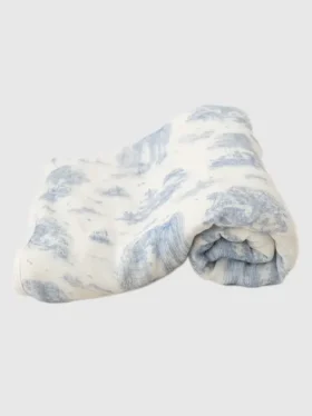 The Gilded Bird: bamboe babydeken met lente-toile-motief