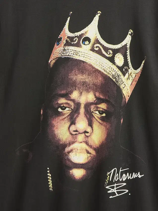 The Notorious B.I.G. T-shirt met print in relaxte pasvorm