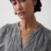Top met strik in de taille