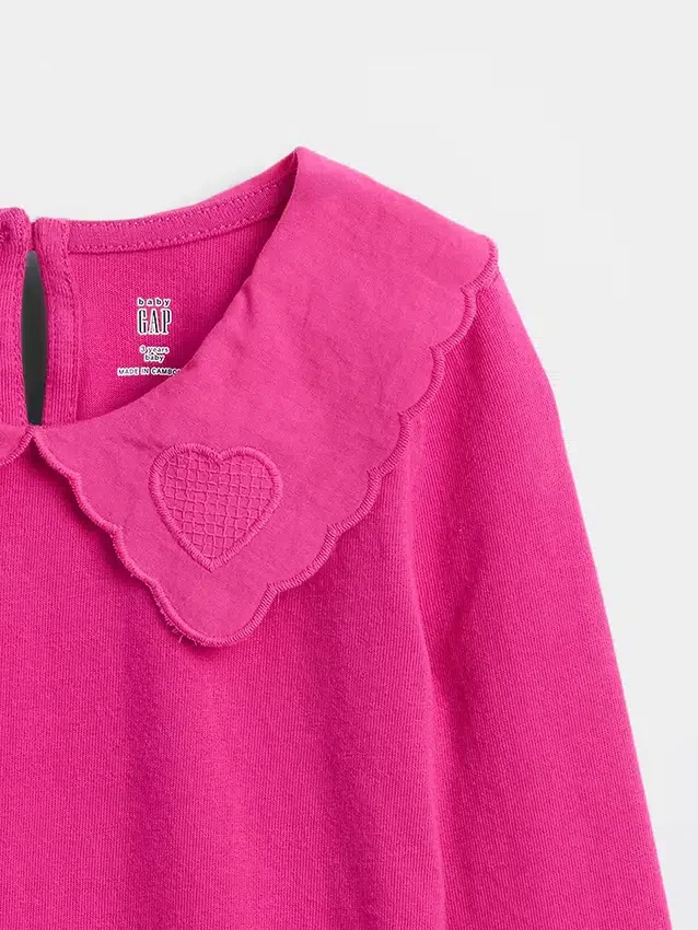 Topje met hartjeskraag voor Baby & Peuter