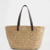 Tote bag van stro