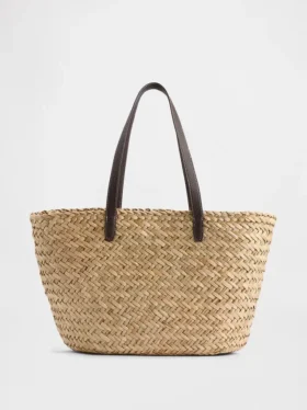 Tote bag van stro