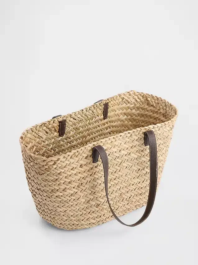 Tote bag van stro