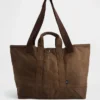 Tote-tas van gewaxt canvas