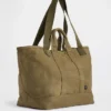 Tote-tas van gewaxt canvas