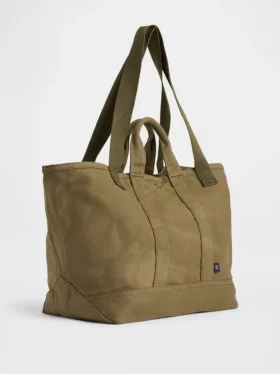 Tote-tas van gewaxt canvas