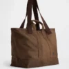 Tote-tas van gewaxt canvas