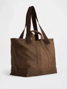 Tote-tas van gewaxt canvas