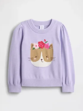 Trui met pofmouwen voor Baby & Peuter