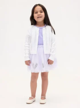Tule- en paillettenrok met hartjes voor Baby & Peuter