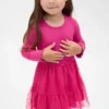Tule-jurk van gemengde materialen voor Baby & Peuter