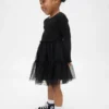 Tule-jurk van gemengde materialen voor Baby & Peuter