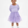 Tule-jurk van gemengde materialen voor Baby & Peuter