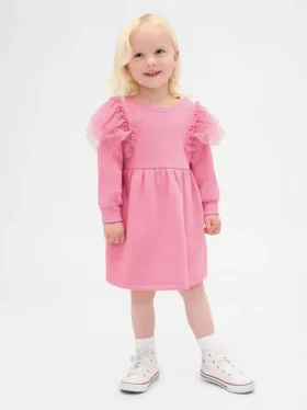 Tule-sweatshirtjurk voor Baby & Peuter