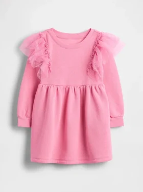 Tule-sweatshirtjurk voor Baby & Peuter