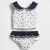 Tweedelig zwempak in matrozenstijl voor Baby & Peuter