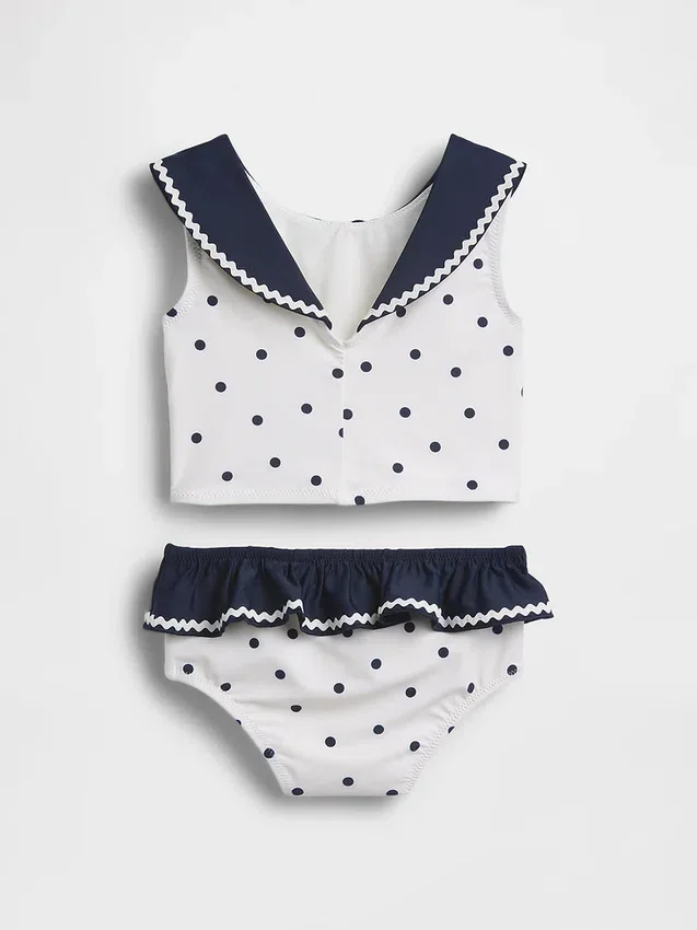 Tweedelig zwempak in matrozenstijl voor Baby & Peuter