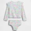 Tweedelige rashguard-zwemset voor Baby & Peuter