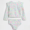 Tweedelige rashguard-zwemset voor Baby & Peuter