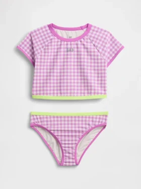 Tweedelige rashguard-zwemset voor kinderen