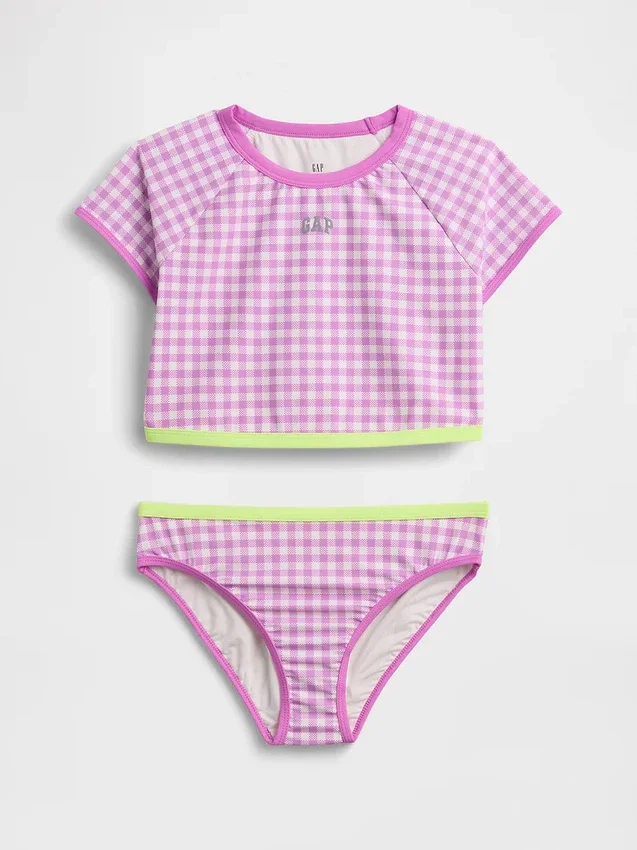 Tweedelige rashguard-zwemset voor kinderen