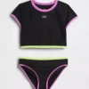 Tweedelige rashguard-zwemset voor kinderen