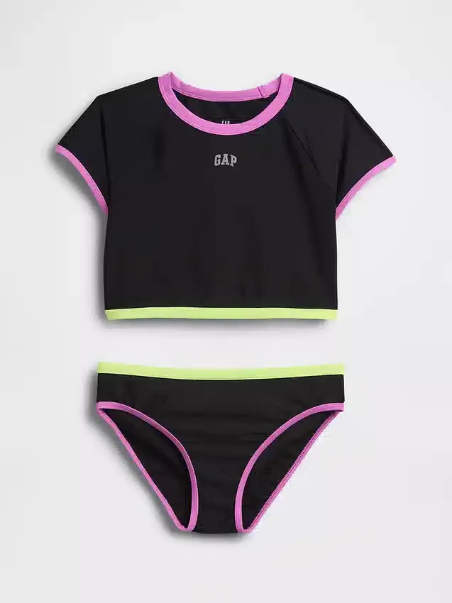 Tweedelige rashguard-zwemset voor kinderen