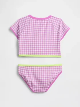 Tweedelige rashguard-zwemset voor kinderen