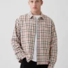 Twill-overhemd met rechte zoom