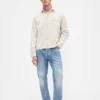 Twill-overhemd met rechte zoom