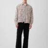 Twill-overhemd met rechte zoom