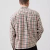 Twill-overhemd met rechte zoom