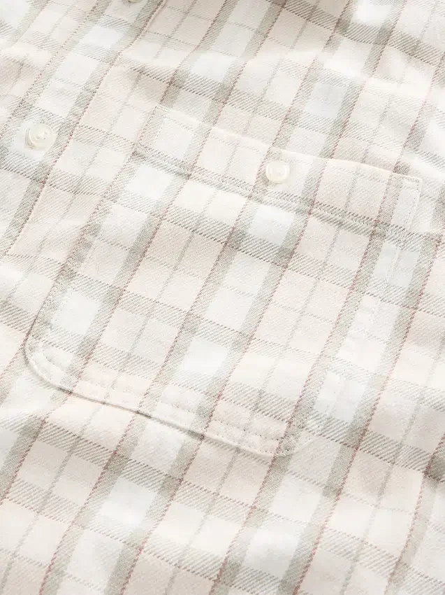 Twill-overhemd met rechte zoom