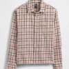Twill-overhemd met rechte zoom