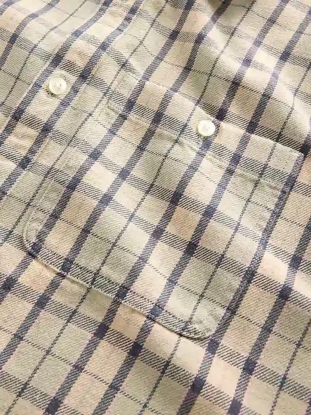 Twill-overhemd met rechte zoom